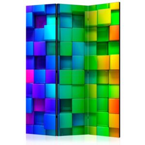 Bimago Paraván - Colourful Cubes 135x172cm