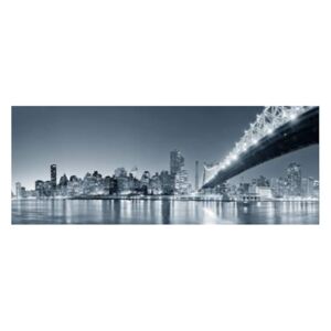 Üvegkép - Styler Most černobílý 125x50 cm