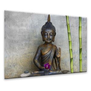 Copper Buddha - üvegkép 120x80 cm