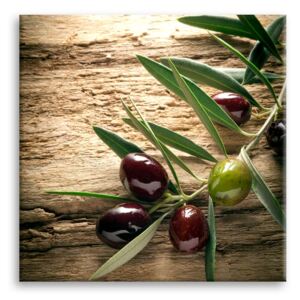 Üvegkép - Styler Olives Olives 3 - 30x30 cm