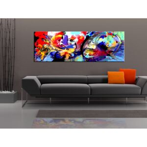 Vászonkép Bimago - Colourful Immersion 150x50 cm