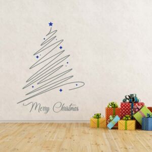 Falmatrica GLIX - Merry Christmas Szürke és kék 90 x 70 cm