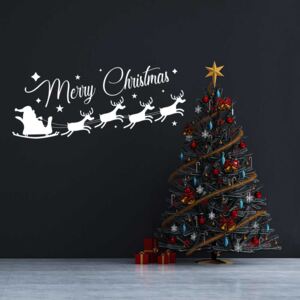 Falmatrica GLIX - Merry Christmas Santa II. Fehér 50 x 20 cm