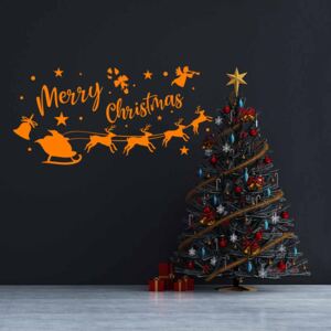Falmatrica GLIX - Merry Christmas Santa I. Narancssárga 50 x 25 cm