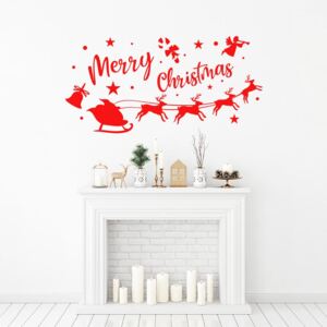 Falmatrica GLIX - Merry Christmas Santa I. Piros 50 x 25 cm