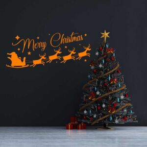 Falmatrica GLIX - Merry Christmas Santa II. Narancssárga 50 x 20 cm
