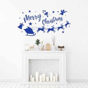 Falmatrica GLIX - Merry Christmas Santa I. Kék 50 x 25 cm