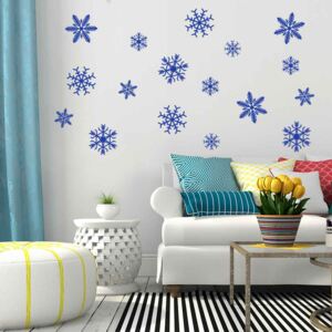 Falmatrica GLIX - Snowflakes Kék 50 x 35 cm