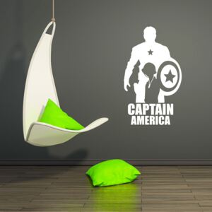 Falmatrica GLIX - Avengers Captain America Fehér 90x50 cm