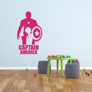 Falmatrica GLIX - Avengers Captain America Rózsaszín 90x50 cm
