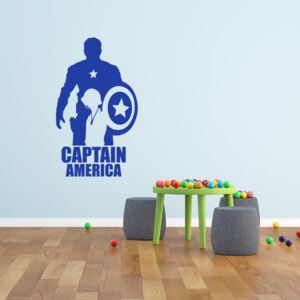 Falmatrica GLIX - Avengers Captain America Kék 30x15 cm
