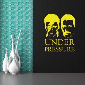 Falmatrica GLIX - Queen & David Bowie - Under Pressure Sárga 60x50 cm
