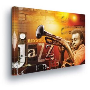 Vászonkép GLIX - Jazz Music II 100x75 cm