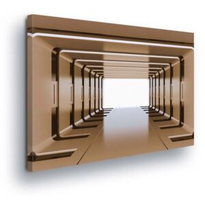 Vászonkép GLIX - Modern 3D Tunnel 80x60 cm