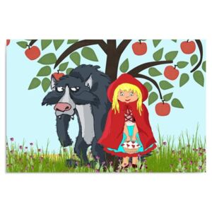 Kép CARO - Little Red Riding Hood 40x30 cm