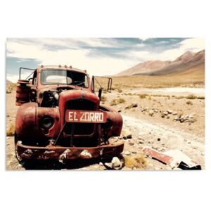 Kép CARO - Auto In The Desert 50x40 cm