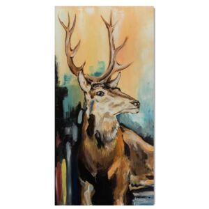 Kép CARO - Painted Deer 80x120 cm