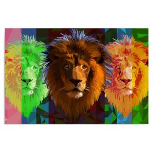 Kép CARO - Three Lions 100x70 cm