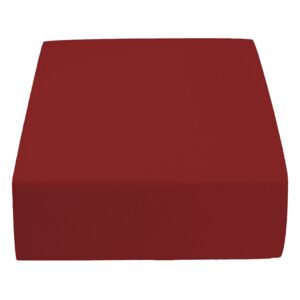 Jersey vörös lepedő 160 x 200 cm