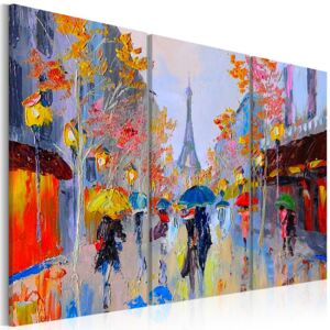 Vászonkép Bimago - Rainy Paris 90x60 cm