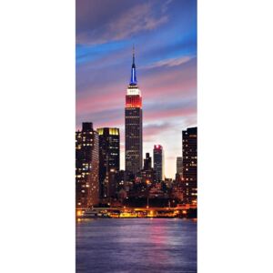 Fotótapéta ajtóra AG DESIGN - New York sunset Papír tapéta