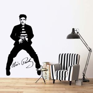 Falmatrica GLIX - Elvis Presley Fekete 50x30 cm