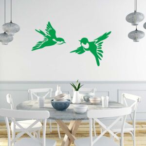 Falmatrica GLIX - Birds Zöld 90x50 cm