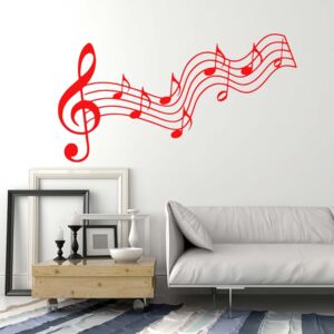 Falmatrica GLIX - Music Piros 50x30 cm