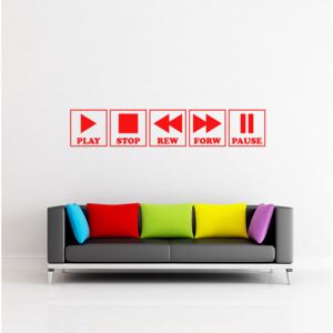 Falmatrica GLIX - Play Piros 80x15 cm