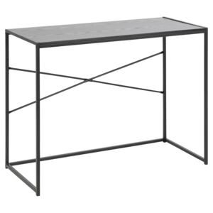 Písací stôl SEAFORD 100 cm, sivá