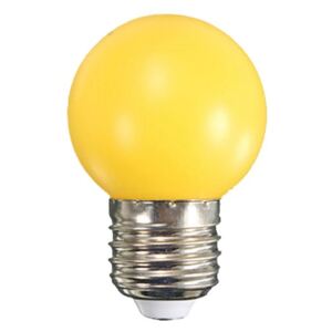 Mentavill Színes LED lámpa E27 (1W/200°) Kisgömb - sárga