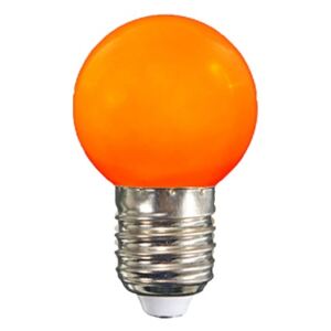 Mentavill Színes LED lámpa E27 (1W/200°) Kisgömb - narancs
