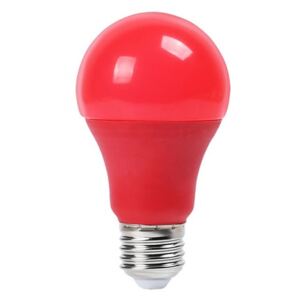 V-TAC Színes LED lámpa E27 (9W/200°) Körte - piros