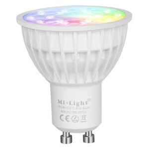 MiLight LED lámpa GU10 (4W/25°) RGB és színhőmérséklet vez., távirányítható!