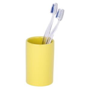Polaris Yellow sárga fogkefetartó pohár - Wenko