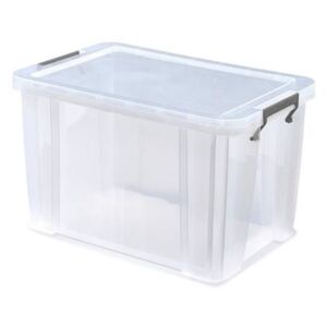 Műanyag tárolódoboz, átlátszó, 26 liter, ALLSTORE (CSDWF260C)