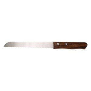 Kenyérvágó kés, fa nyéllel, 17 cm (KHKE050)