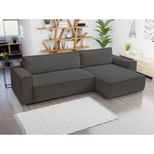 Smart kinyitható univerzális kanapé, sötétszürke
