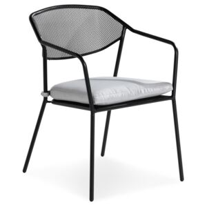 Kültéri szék VG5176 55x63x81cm Fekete + fehér