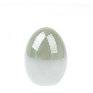 Easter Deco zöld kerámia tojás, magasság 8 cm - Dakls