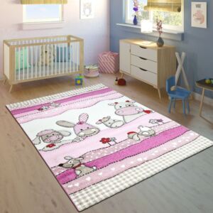 Paco Home Farmos szőnyeg, 80x150 cm - rózsaszín