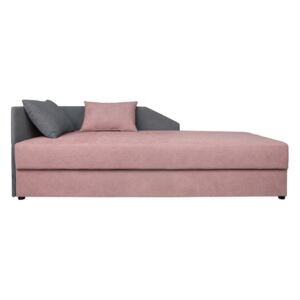 Egyszemélyes ágy (dívány) 90 cm Kelo LBKMU (rózsaszín) (B)