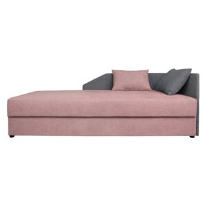 Egyszemélyes ágy (dívány) 90 cm Kelo LBKMU (rózsaszín) (J)