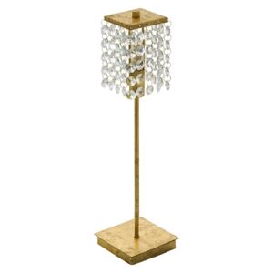 Eglo Eglo 97725 - LED Kristály asztali lámpa PYTON GOLD LED/3W/230V EG97725
