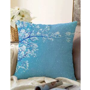 Winter Wonderland kék pamut keverék párnahuzat, 55 x 55 cm - Minimalist Cushion Covers