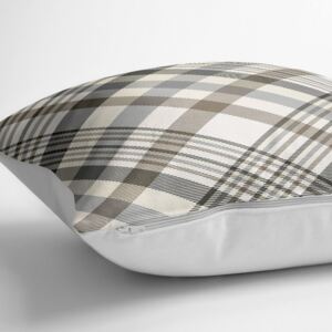 Checkered pamut keverék párnahuzat, 70 x 70 cm - Minimalist Cushion Covers
