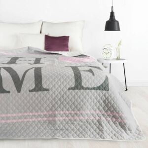 Adesa mintás ágytakaró Ezüst/rózsaszín 170x210 cm