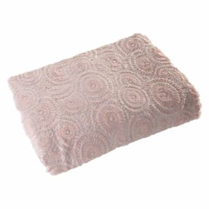 Ofelia szőrme hatású karosszék takaró Rózsaszín 70x150 cm