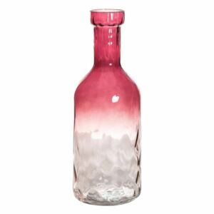 Carly üveg váza Rózsaszín 14 x 14 x 38 cm