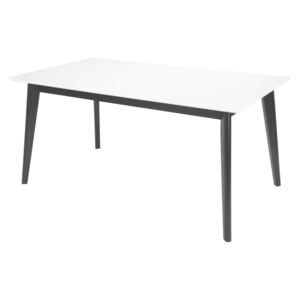 Asztal RZ13 90x75cm Fehér + fekete